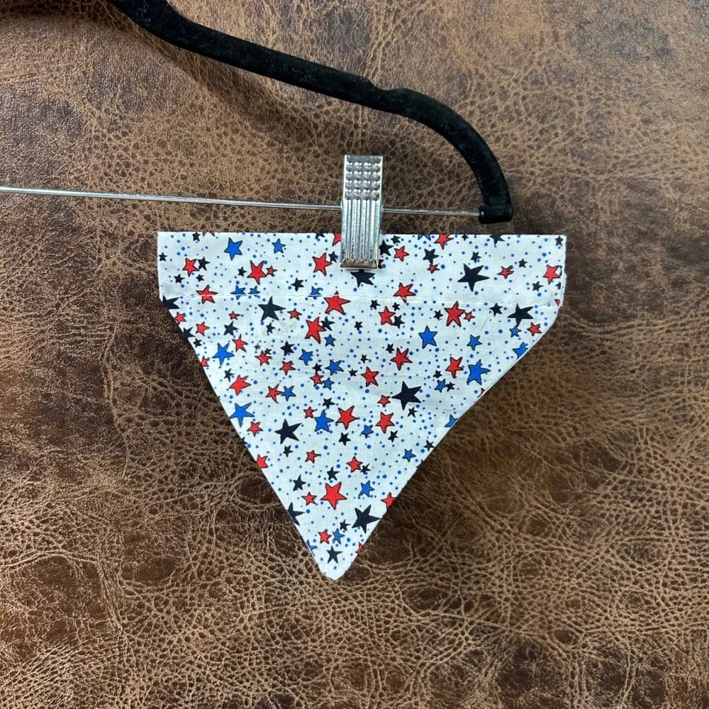 America USA Patriotic Red White Blue Star For Small To XS Dog Pet